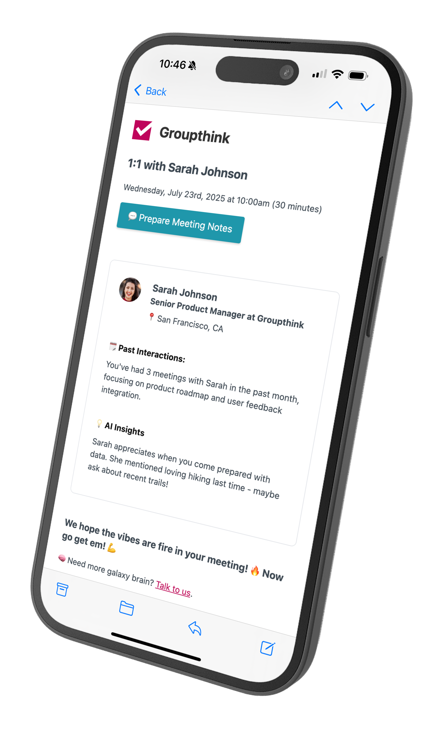 Meeting Dossier Preview