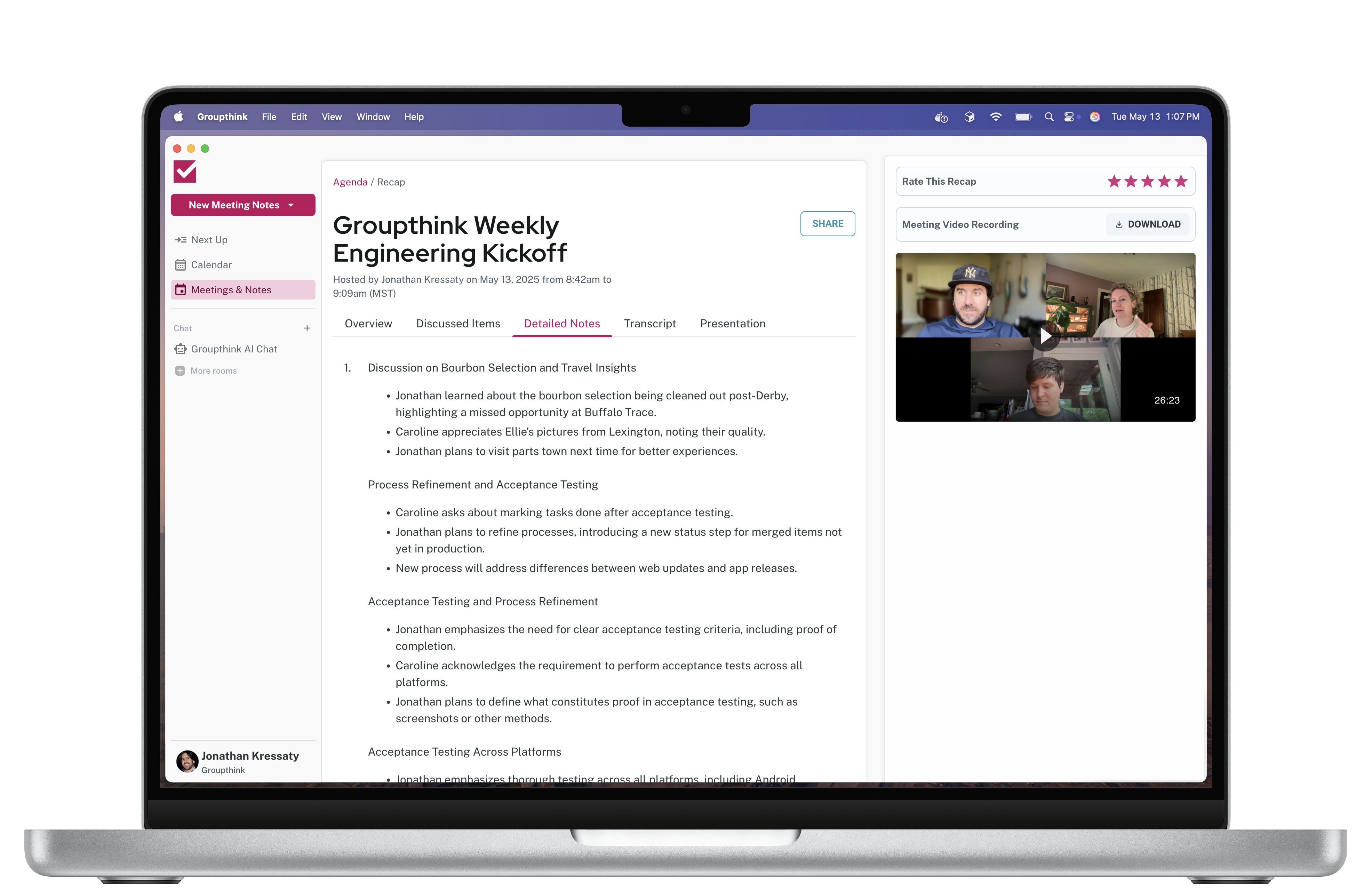 Relationship History and Search